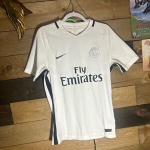 Nike White Paris Soccer Jersey